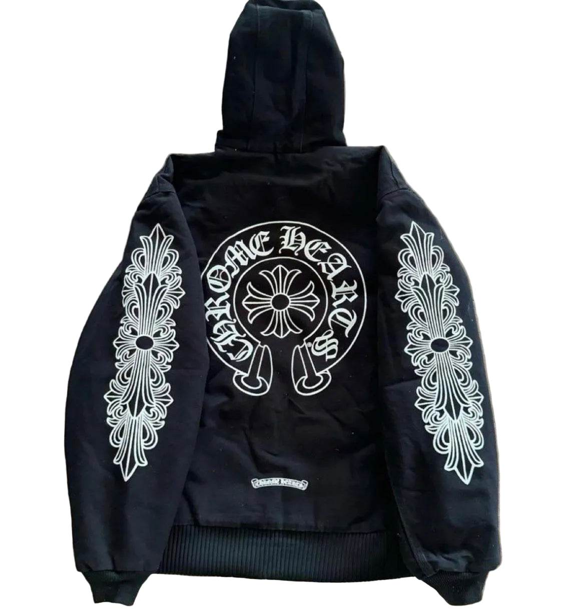 Chrome zip up hoodie